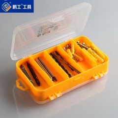 鹏工万用组合式零件盒/ 双开元件盒1213 黄色 .