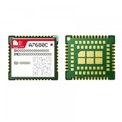 simcom芯讯通4G通讯模块A7680C-LAAS (数传+模拟语言)兼容868经典800C超小尺寸LTECAT1